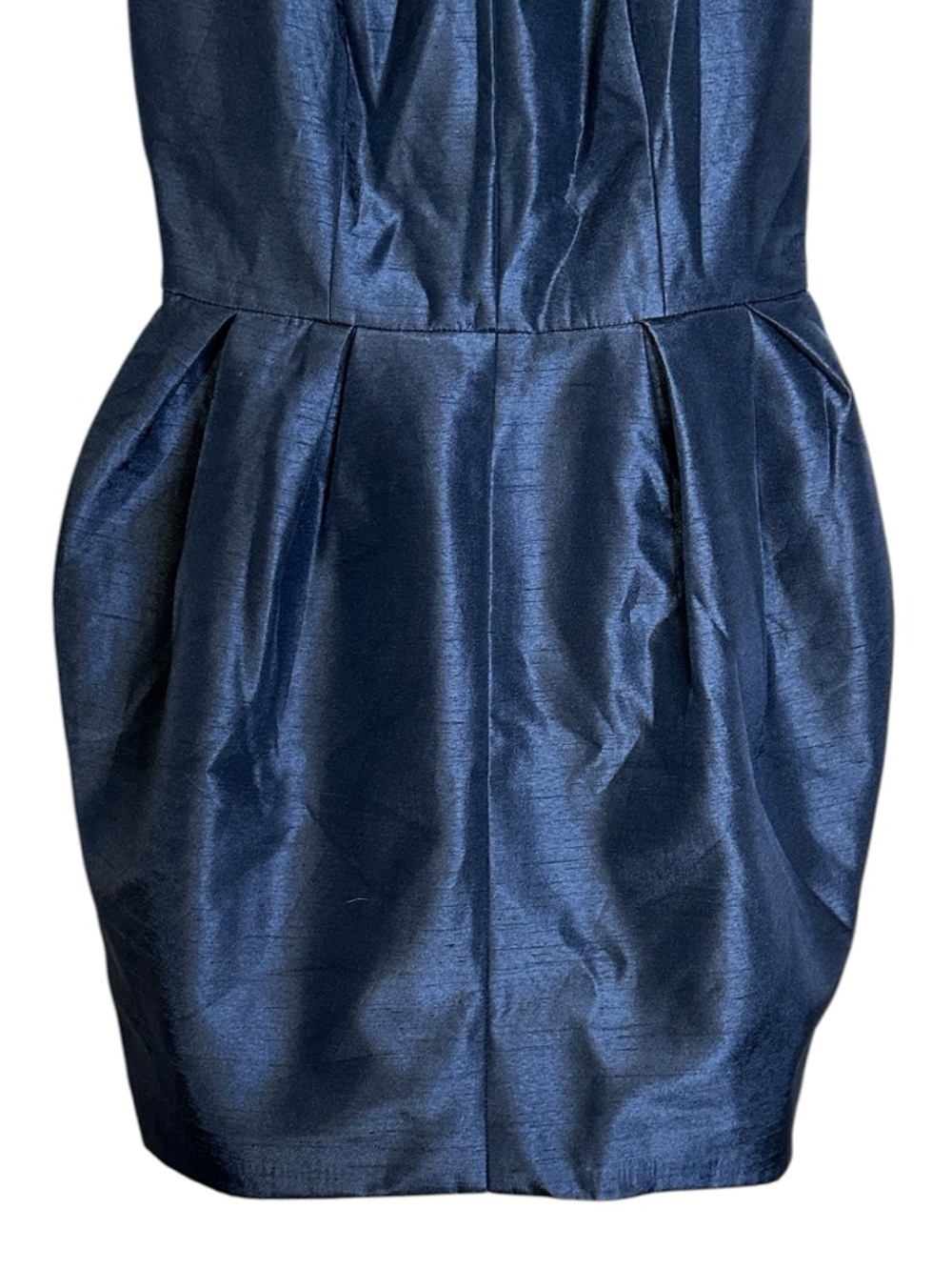Keepsake The Label Blue Resolution Cocktail Dress Pleated Sleeveless Small Chic - Picture 4 of 11